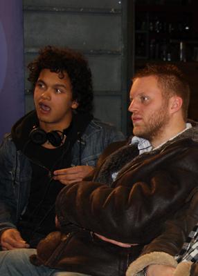 Kalle ja Koop Toni Wirtasen opissa. Kuva: MTV3.