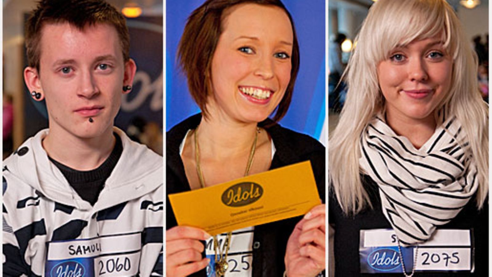 Samuli Pesonen, Emma Medström ja Sanna Hämäläinen.