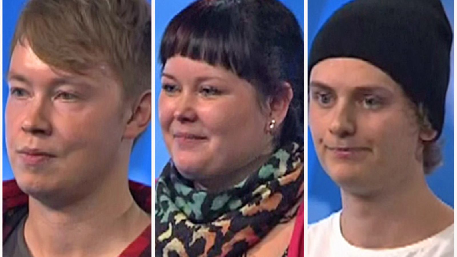 Idols-koelaulut Oulu: Heikki Sitomaniemi, Jonna Sipola ja Jussi Tirkkonen.