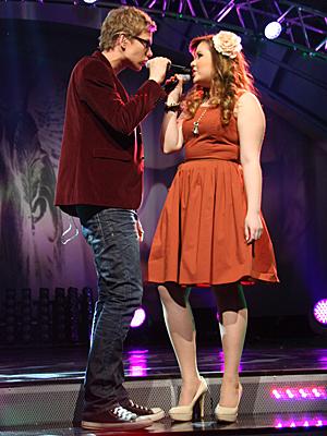 Seitsemäs Idols-finaali: Torsten Borg ja Diandra Flores.