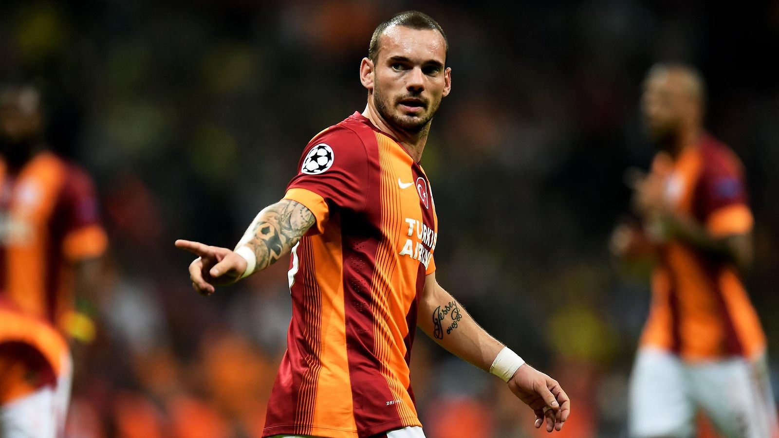 Galatasarayn hollantilaistähti Wesley Sneijder