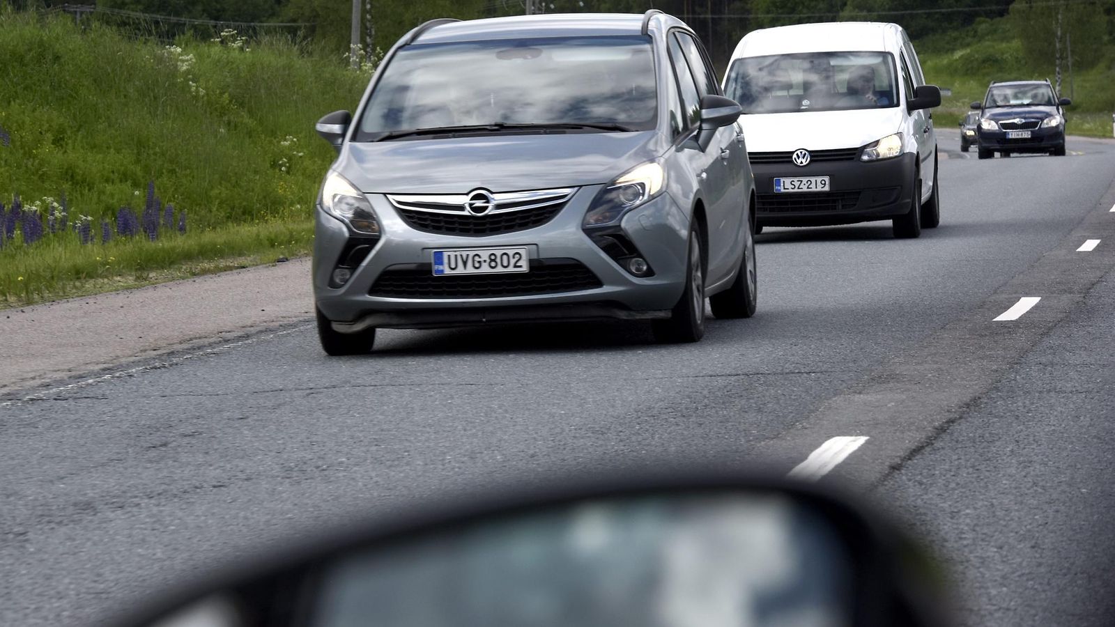 Liikenne auto kesä