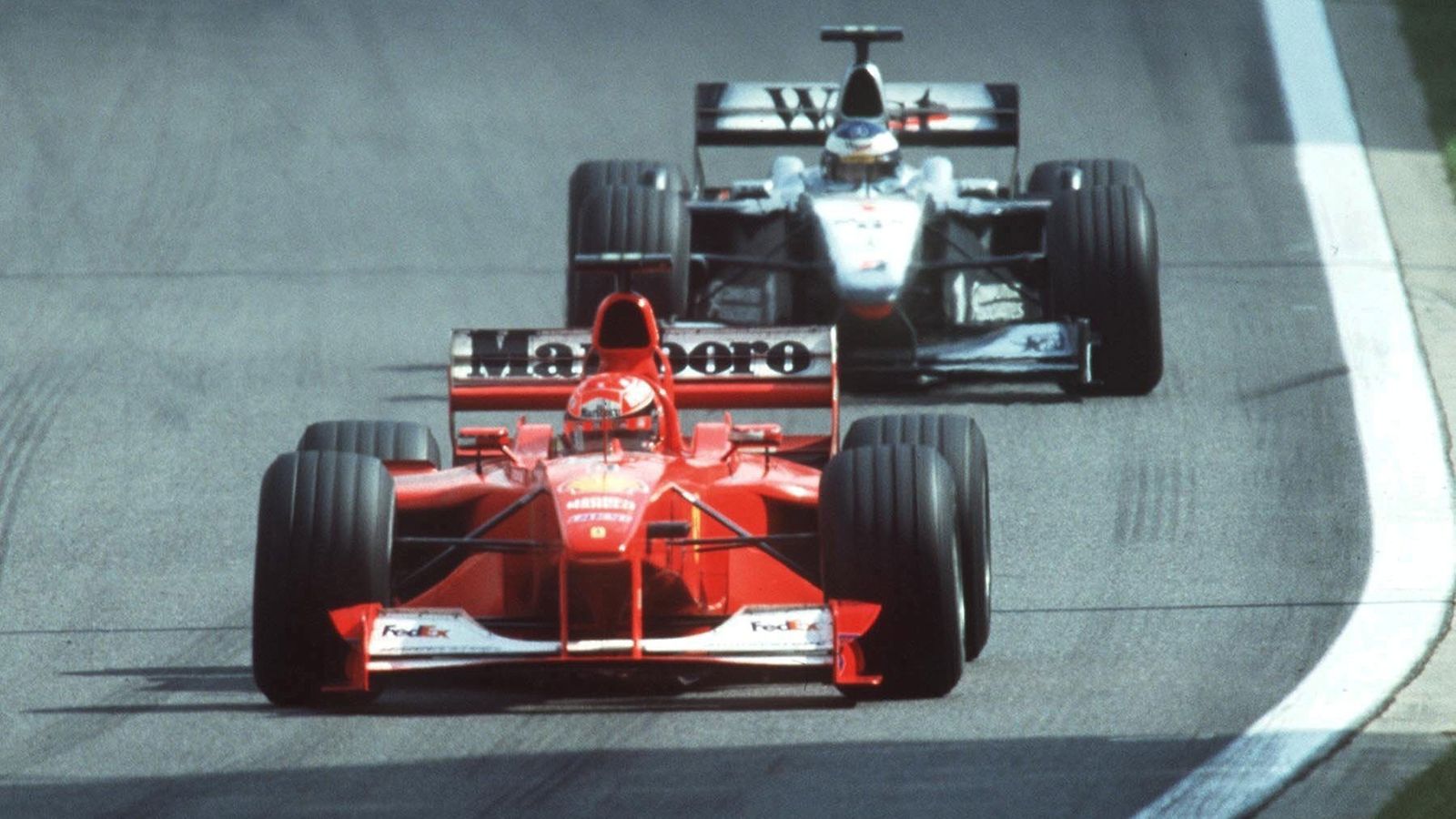 Michael Schumacher, Mika Häkkinen, 2000, Spa, Belgia