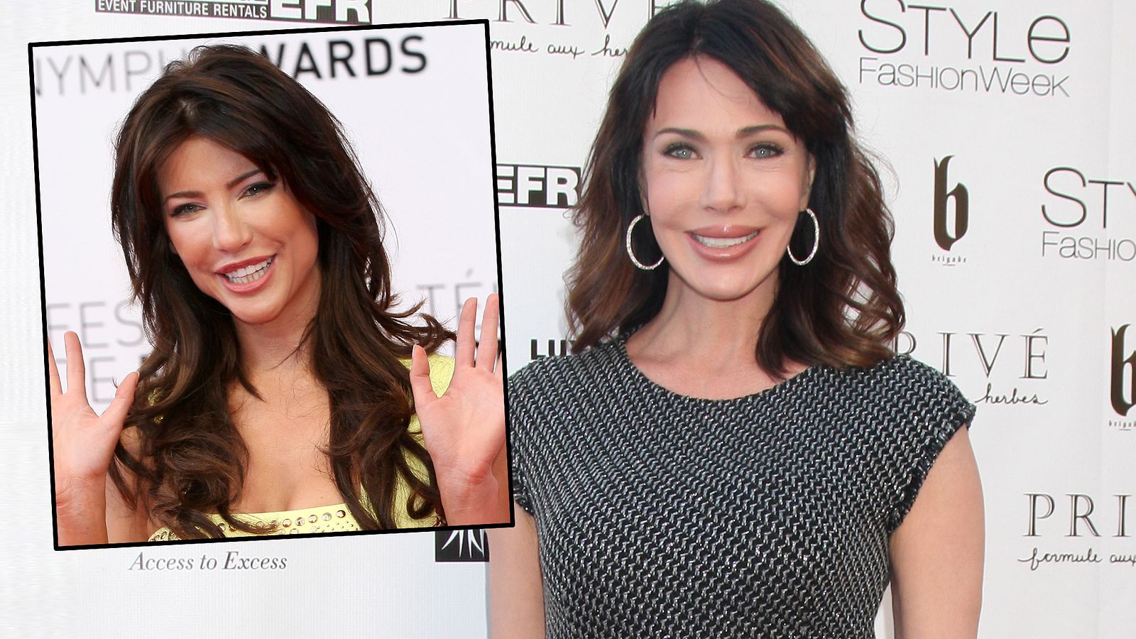 Jacqueline MacInnes Wood (Steffy Forrester) Hunter Tylo (Taylor Hayes)