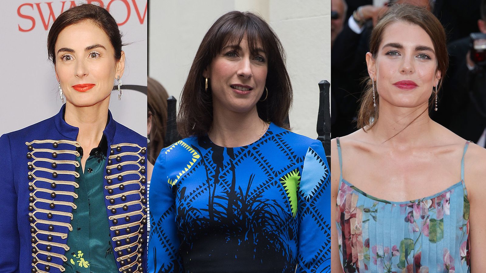 Francesca Amfitheatrof, Samantha Cameron ja Charlotte Casiraghi