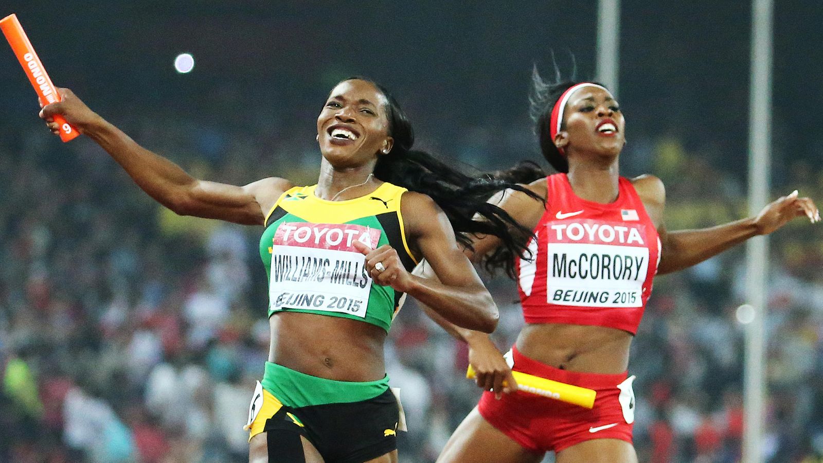 Novlene Williams-Mills ja Francena McCorory