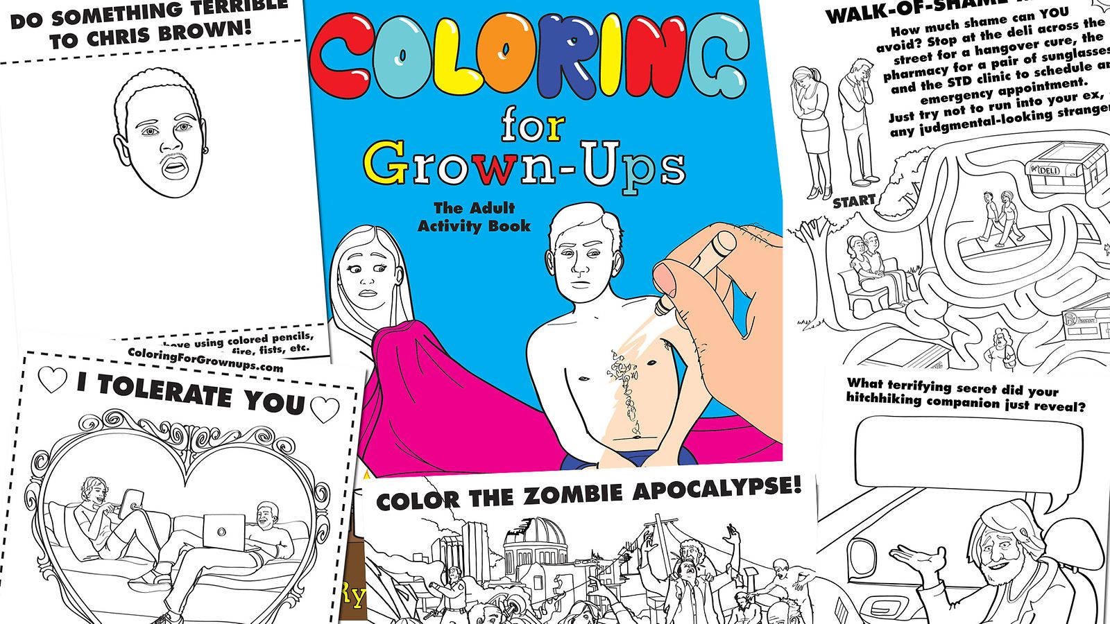 Coloring for Grown-Ups, aikuisten värityskirja