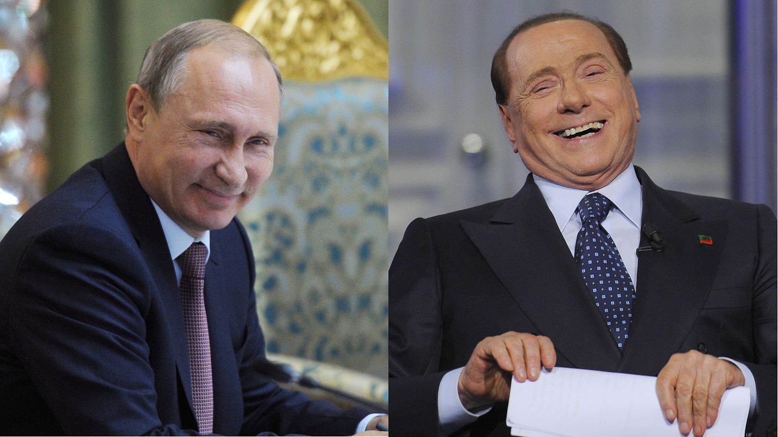 Vladimir Putin ja Silvio Berlusconi