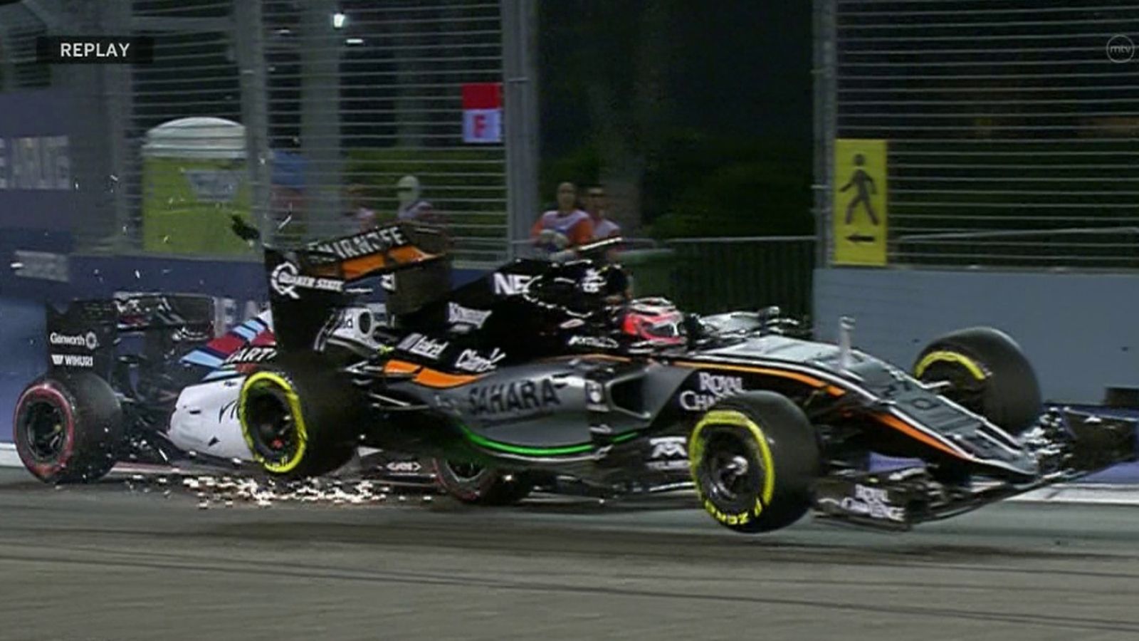 Felipe Massa, Nico Hülkenberg, 2015, Singapore