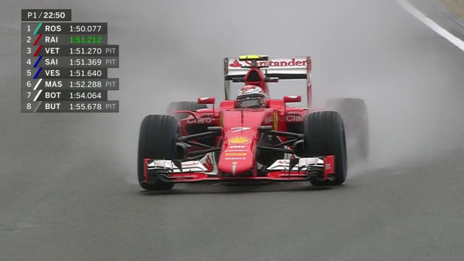 Kimi Räikkönen, 2015, Suzuka, Japani, sade
