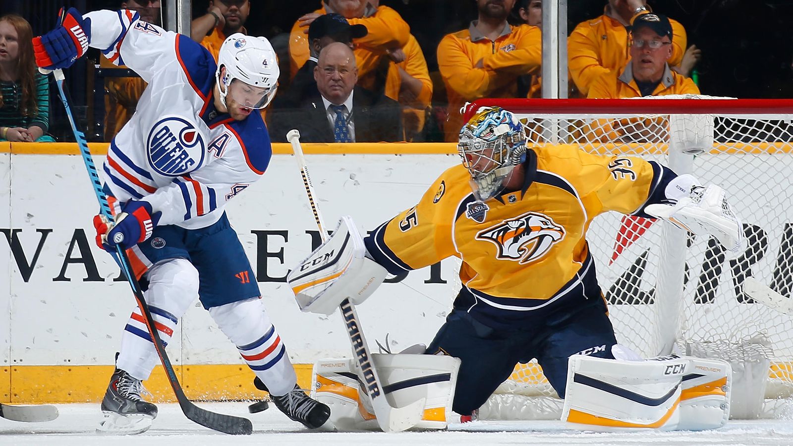Pekka Rinne 2015 vs Edmonton Oilers