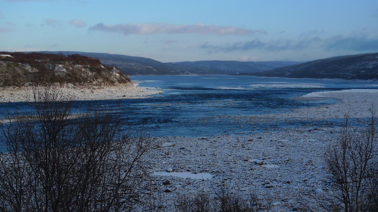 Talventuloa Nuorgamissa. Kuva: Jorma Pesonen