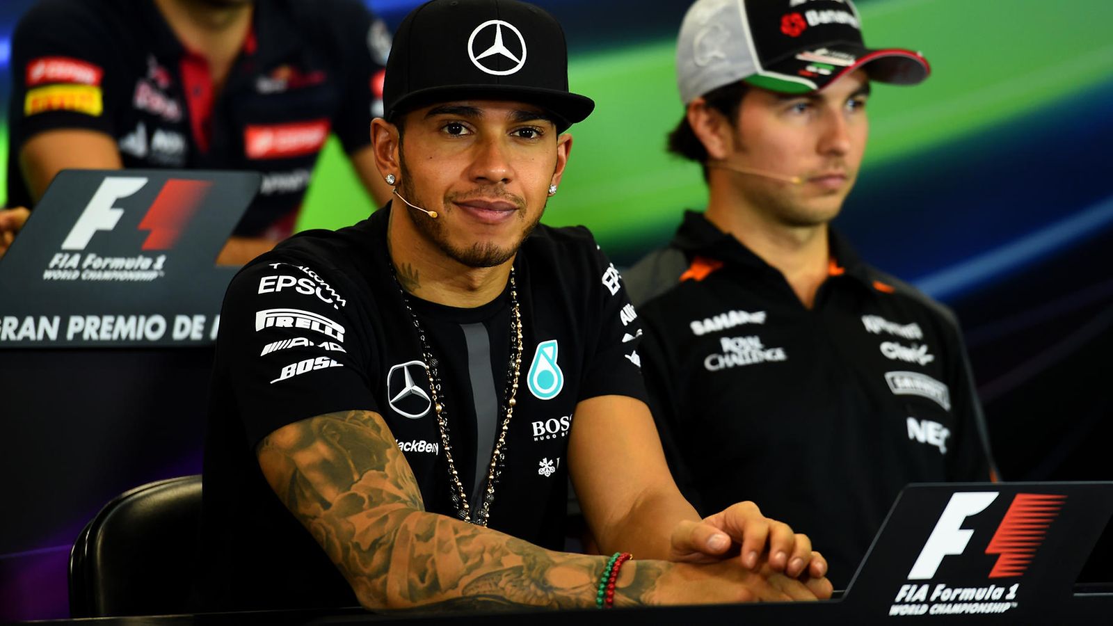 Lewis Hamilton, Sergio Perez