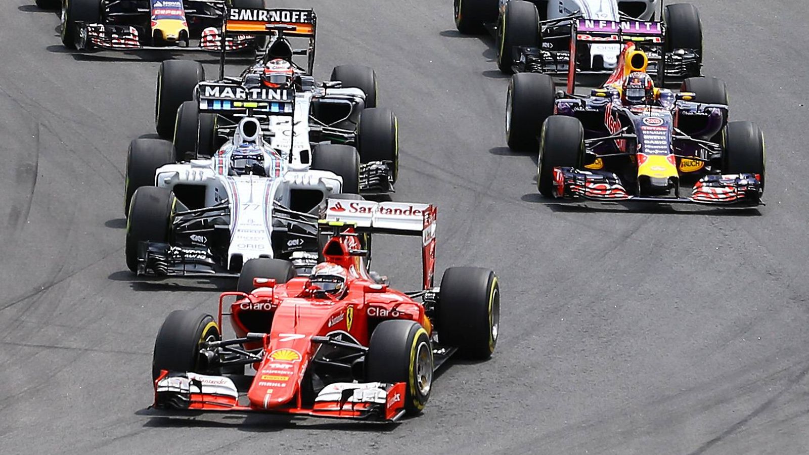 Valtteri Bottas, Kimi Räikkönen, Brasilia, 2015