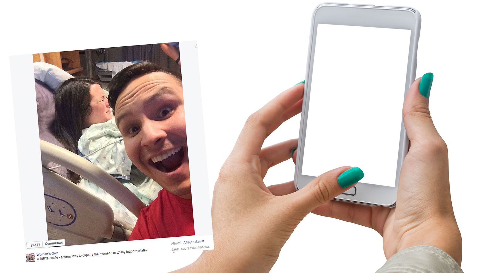 synnytysselfie