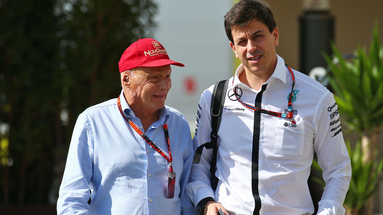 Niki Lauda, Toto Wolff, 2015