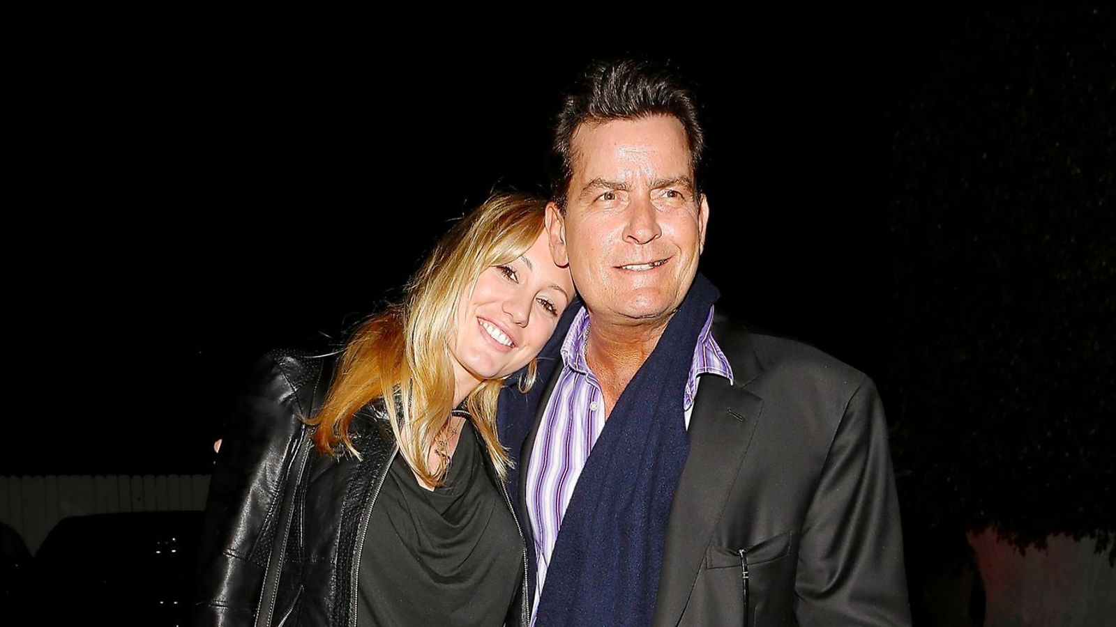 Charlie Sheen ja Brett Rossi 2014