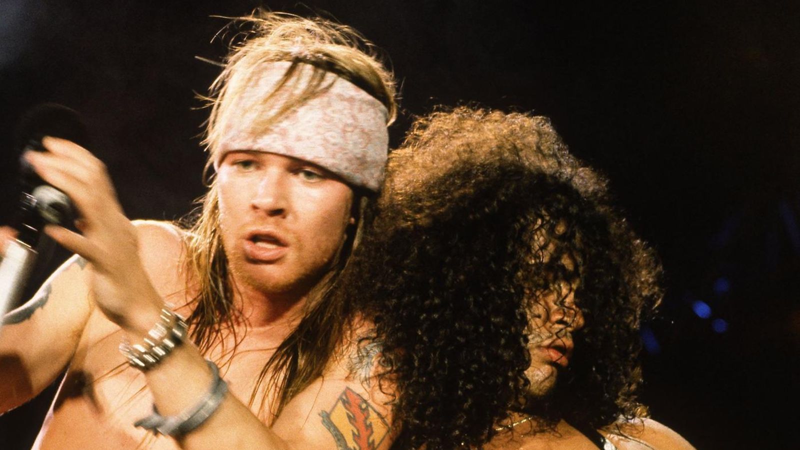 Axl Rose ja Slash vuonna 1991 1