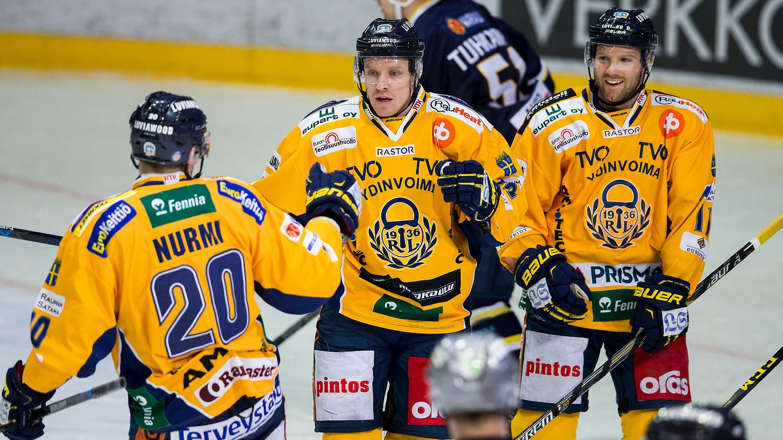 Teemu Nurmi, Ville Vahalahti, Aaron Gagnon, Lukko