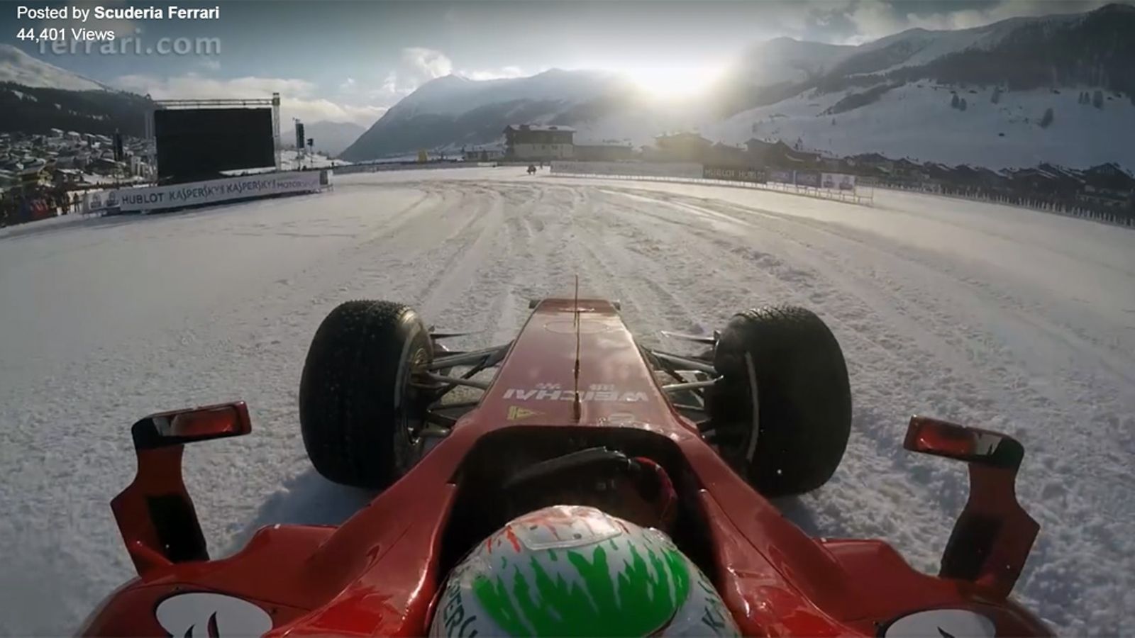 Ferrari Fisichella lumi Livigno