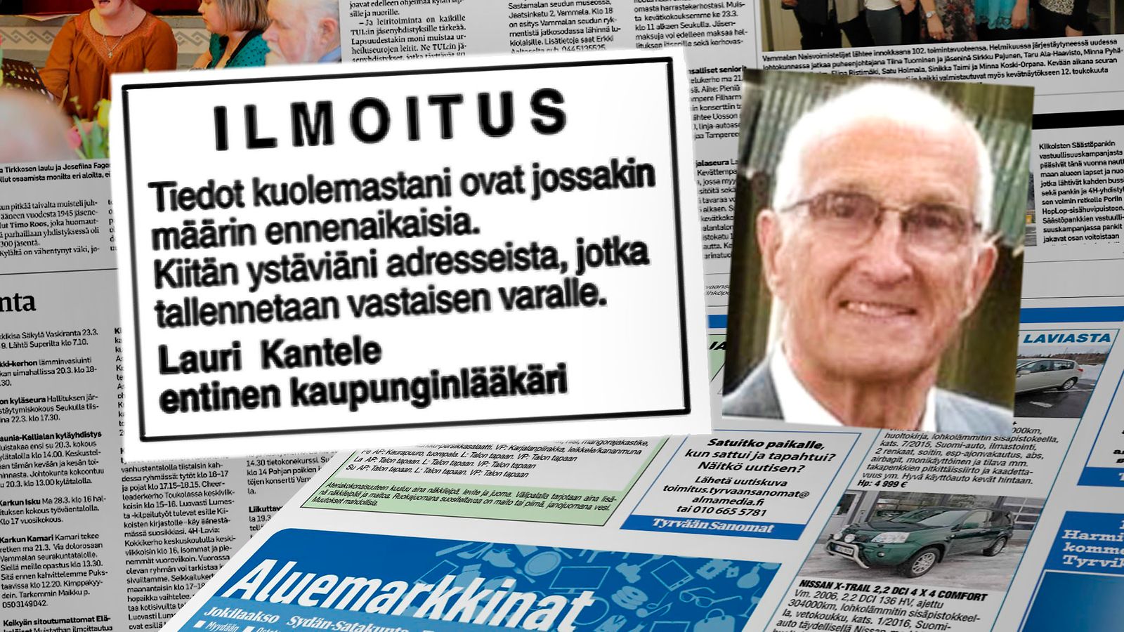 ilmoitus kuolemasta