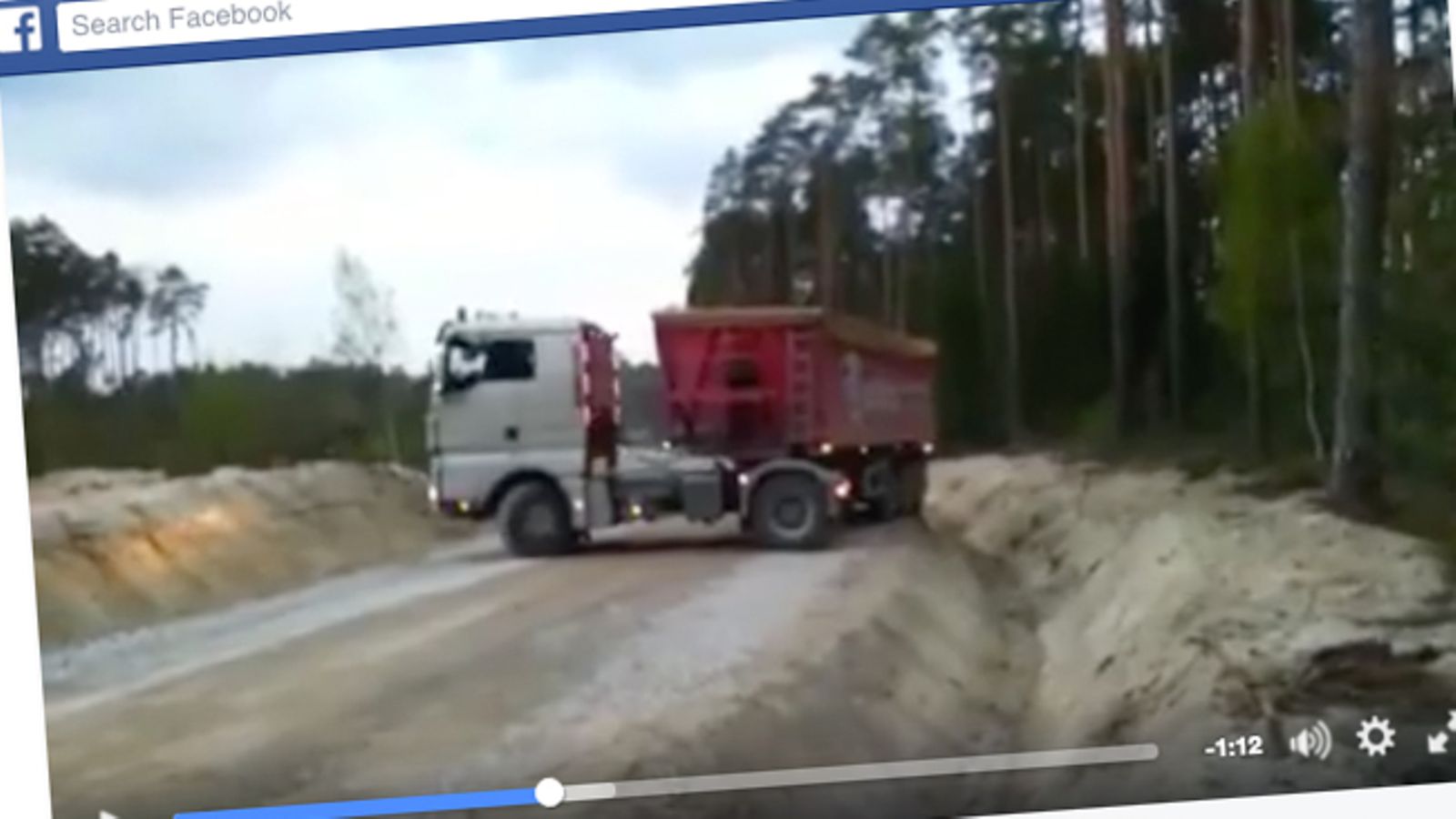 Buzzspeed-sivuston Facebook-video kuvakaapattuna.