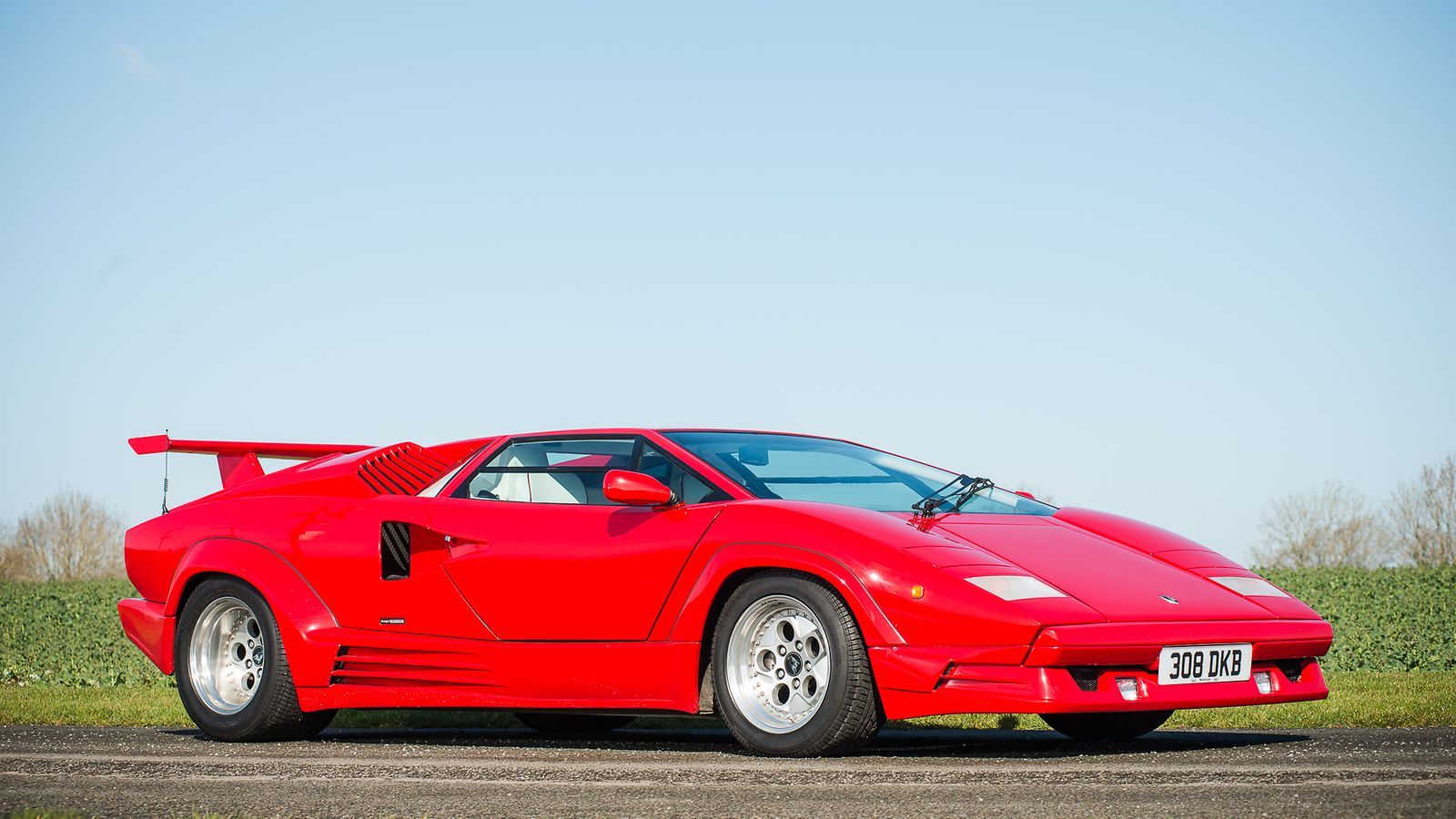 Lamborghini Countach 25th Anniversary edition, one of just 627 made to celebrate Lamborghini’s 25th birthday