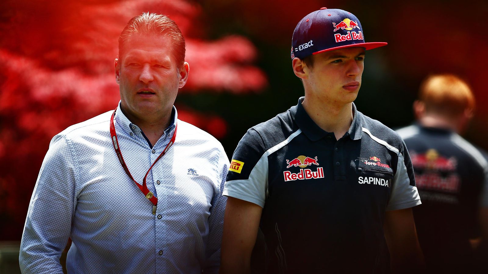 Jos ja Max Verstappen