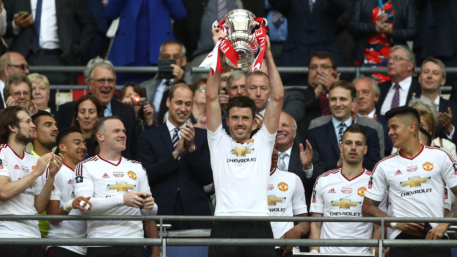 Manchester United FA Cupin voittajana 2016