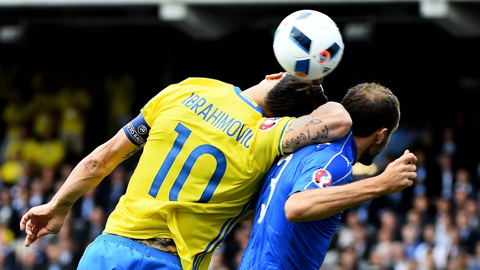 Zlatan Ibrahimovic, Giorgio Chiellini