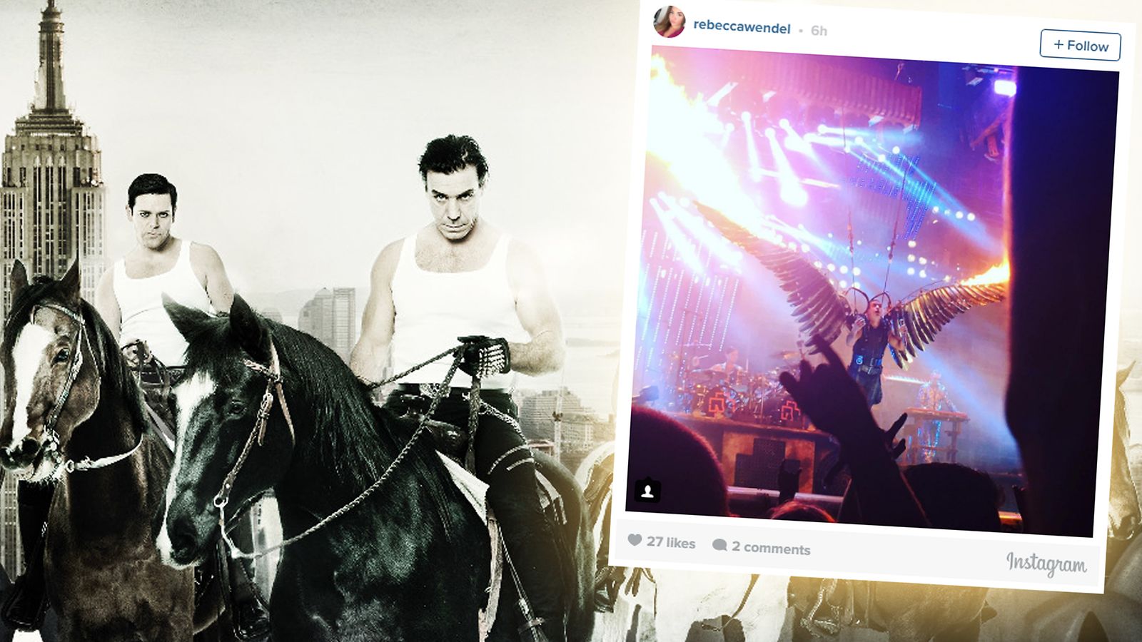 Rammstein Bråvallassa Instagram 30.6.2016