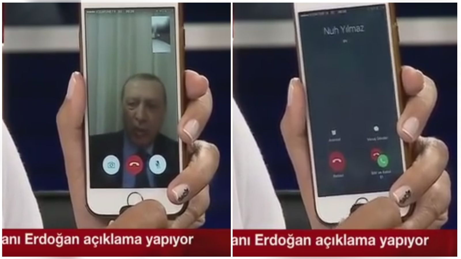 Kuvakaappaukset CNN-Turkin videosta.