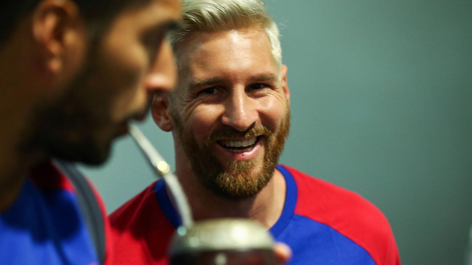 Messi blondina