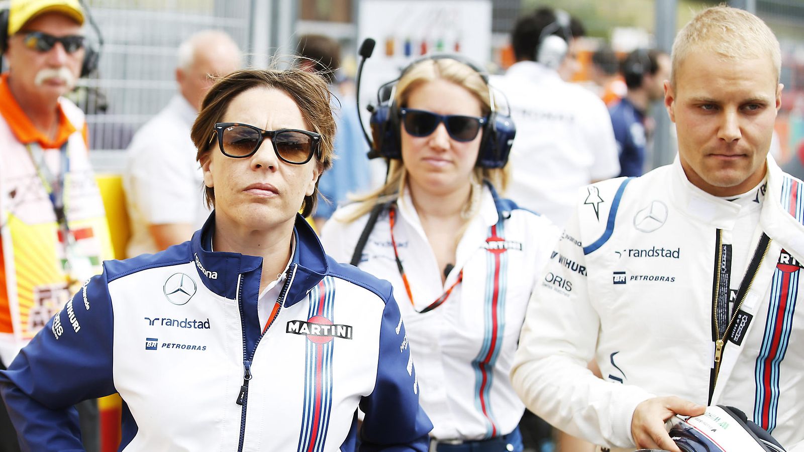 Claire Williams Valtteri Bottas 2016