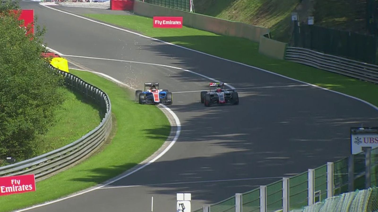 Pascal Wehrlein, Esteban Gutierrez, 2016, Spa