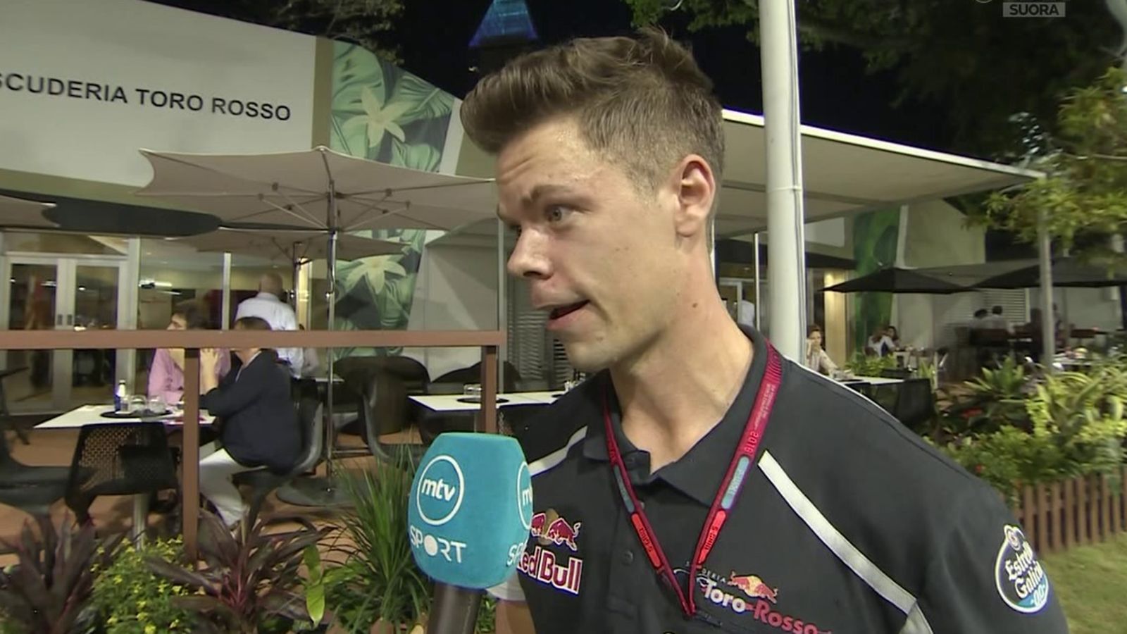 Pyry Salmela, Daniil Kvjat, kuntovalmentaja, Singapore, 2016