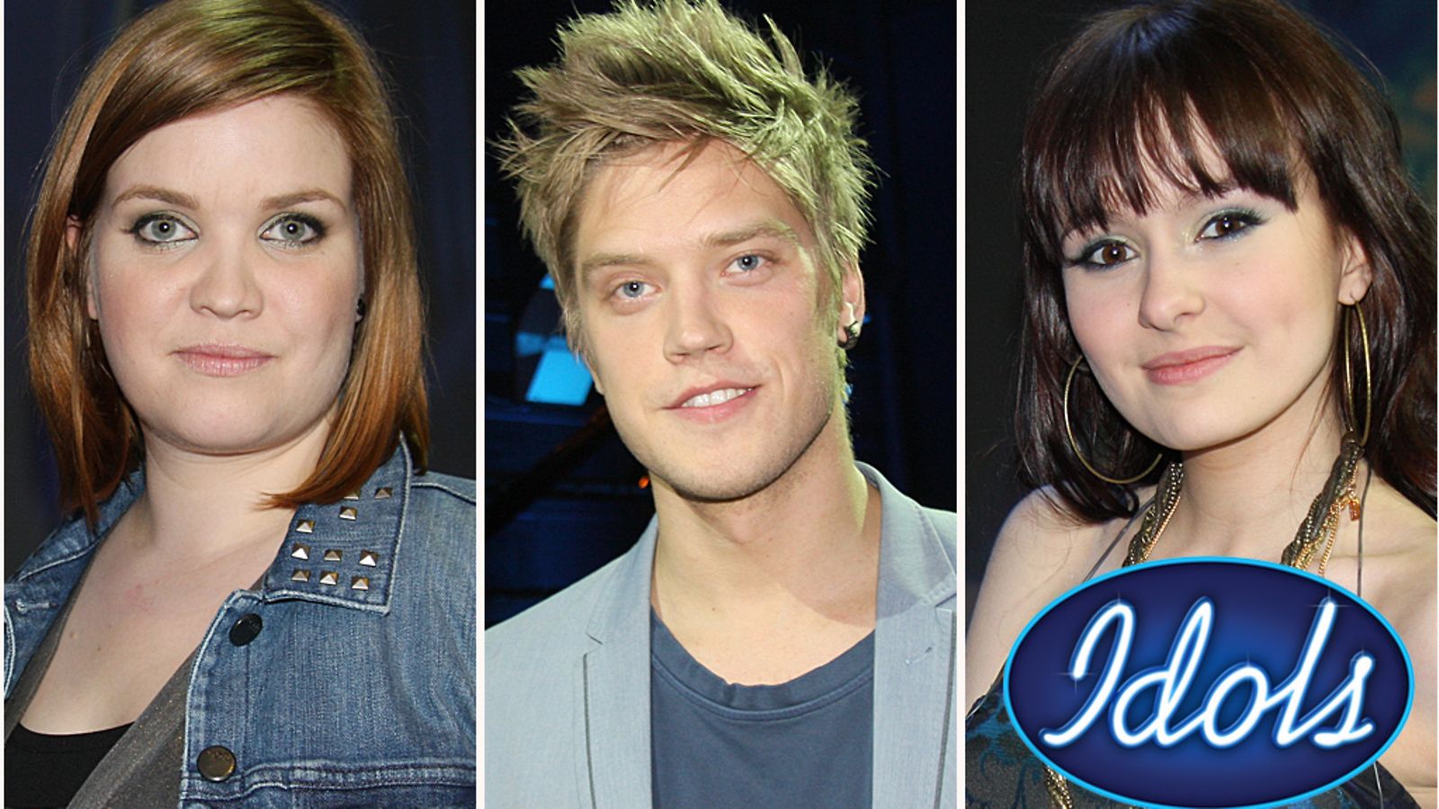 Idols-finalistit Niina Kähönen, Heikki Tuomi ja Tiina Puska.
