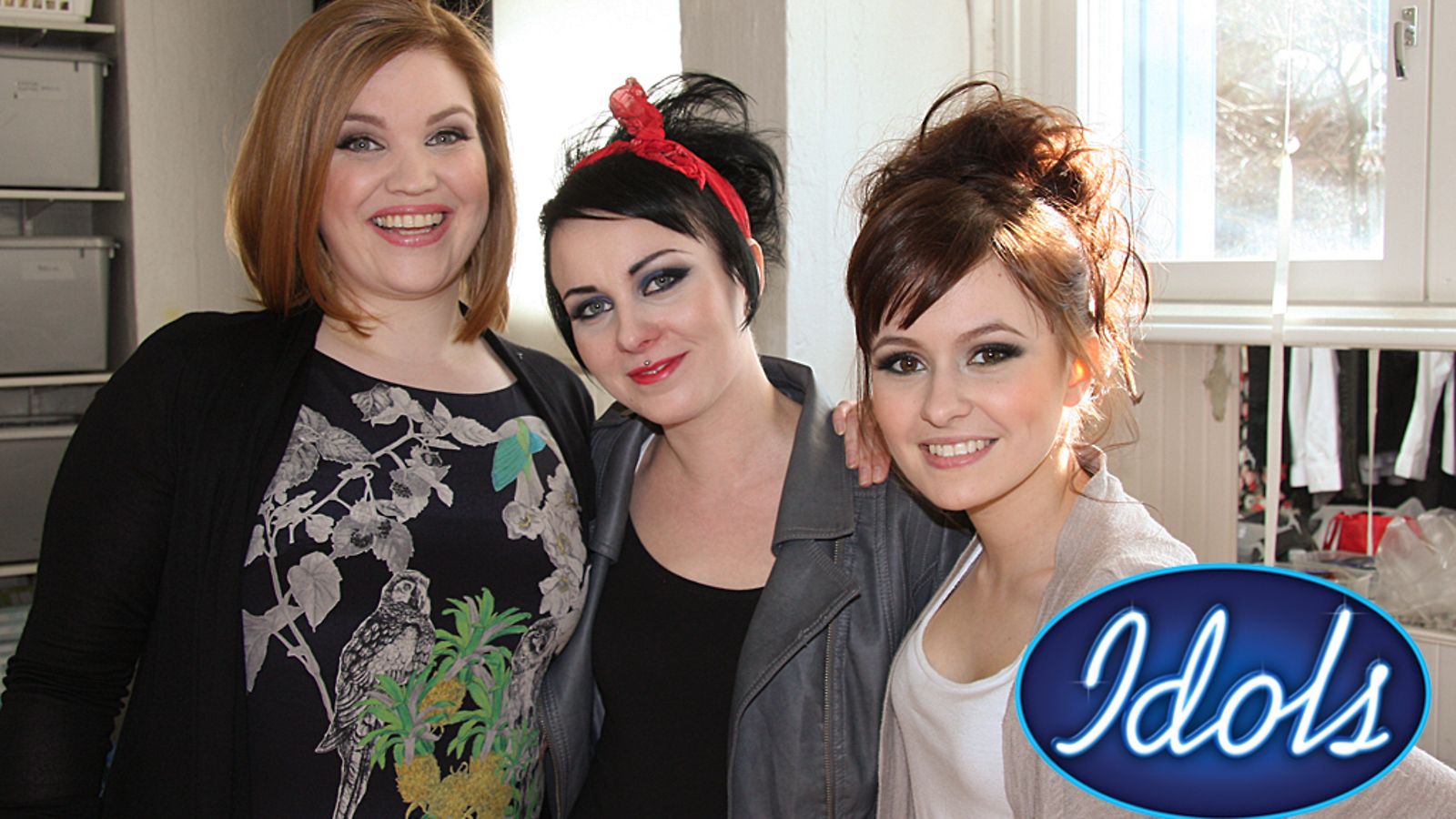 Idols-finalistit Niina Kähönen, Susanna Erkinheimo ja Tiina Puska.