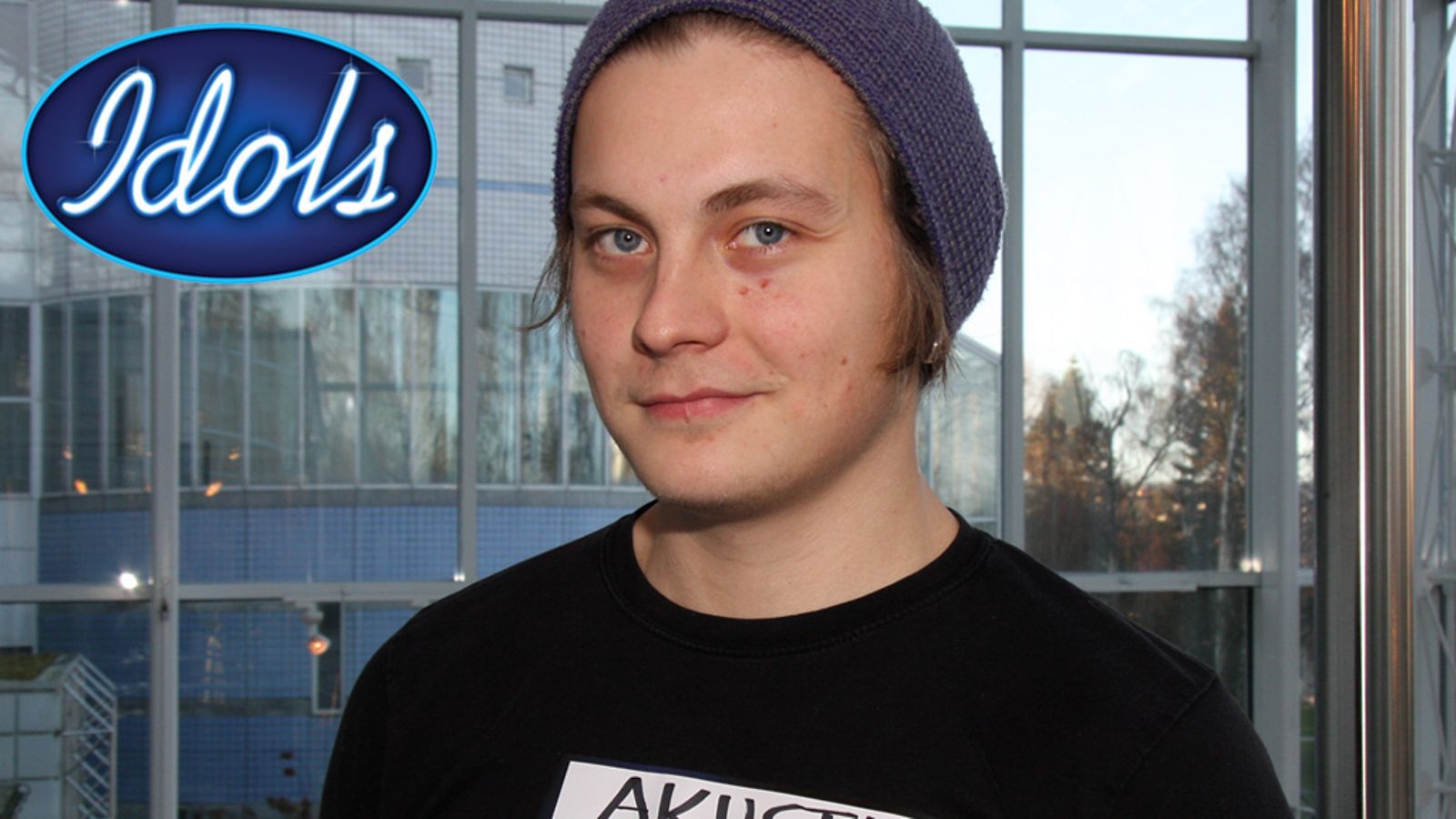 Akusti Niskanen Idolsin Tampereen koelauluissa.