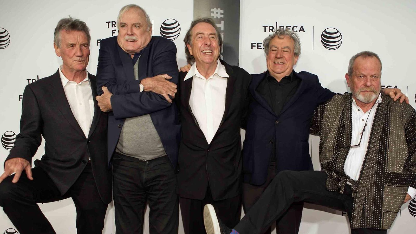 Monty Python huhtikuu 2015 Michael Palin, John Cleese, Eric Idle, Terry Jones, Terry Gilliam