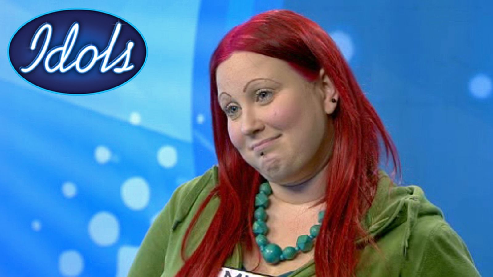 Emilia Nairn Tampereen Idols-koelauluissa.