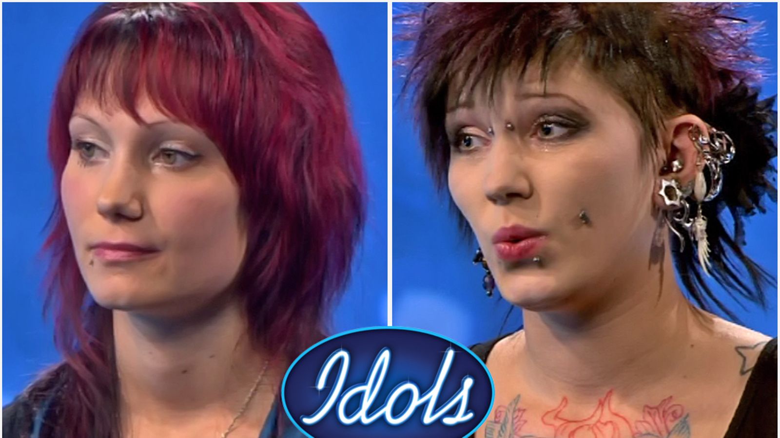 Siskokset Hanne ja Emmi Kokkonen Idols-koelauluissa Joensuussa.
