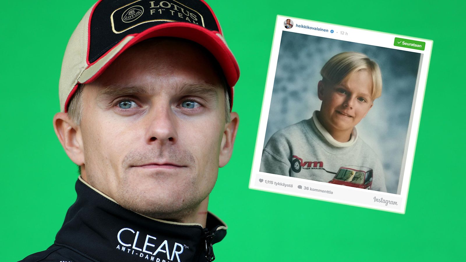 Heikki Kovalainen + insta