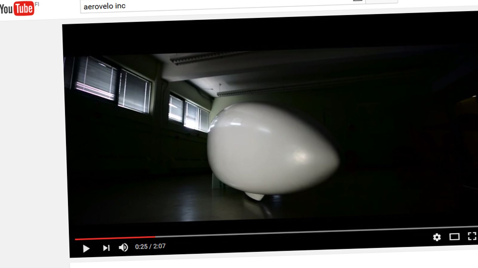 Aerovelo Eta nopein pyörä