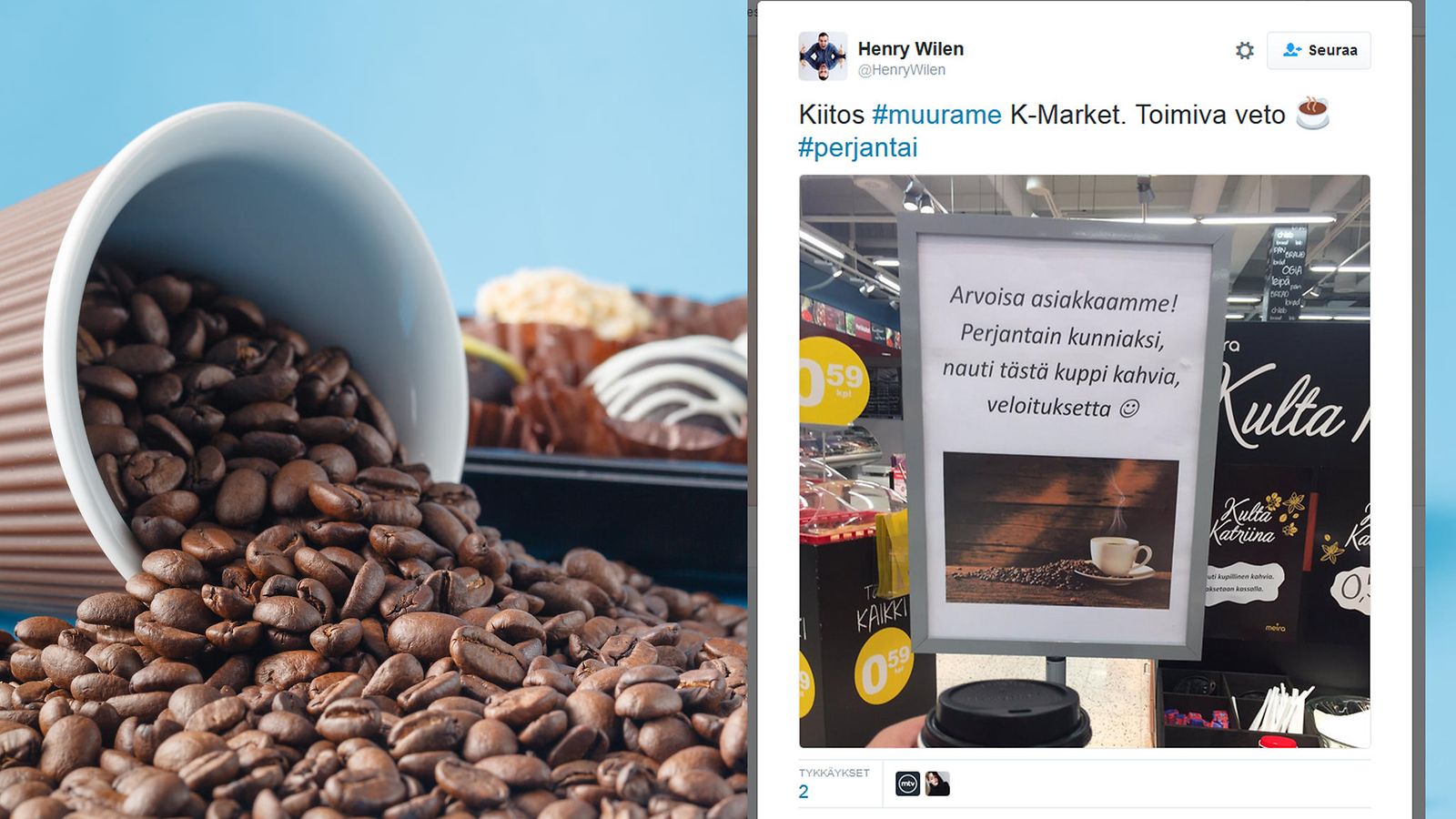 Kuvituskuva, kuvakaappaus Twitteristä