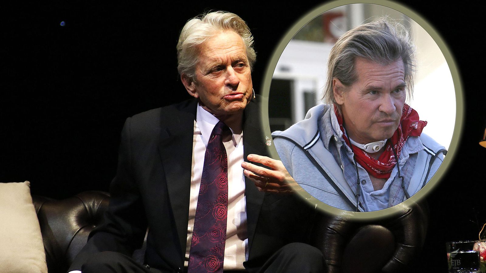 Michael Douglas + Val Kilmer