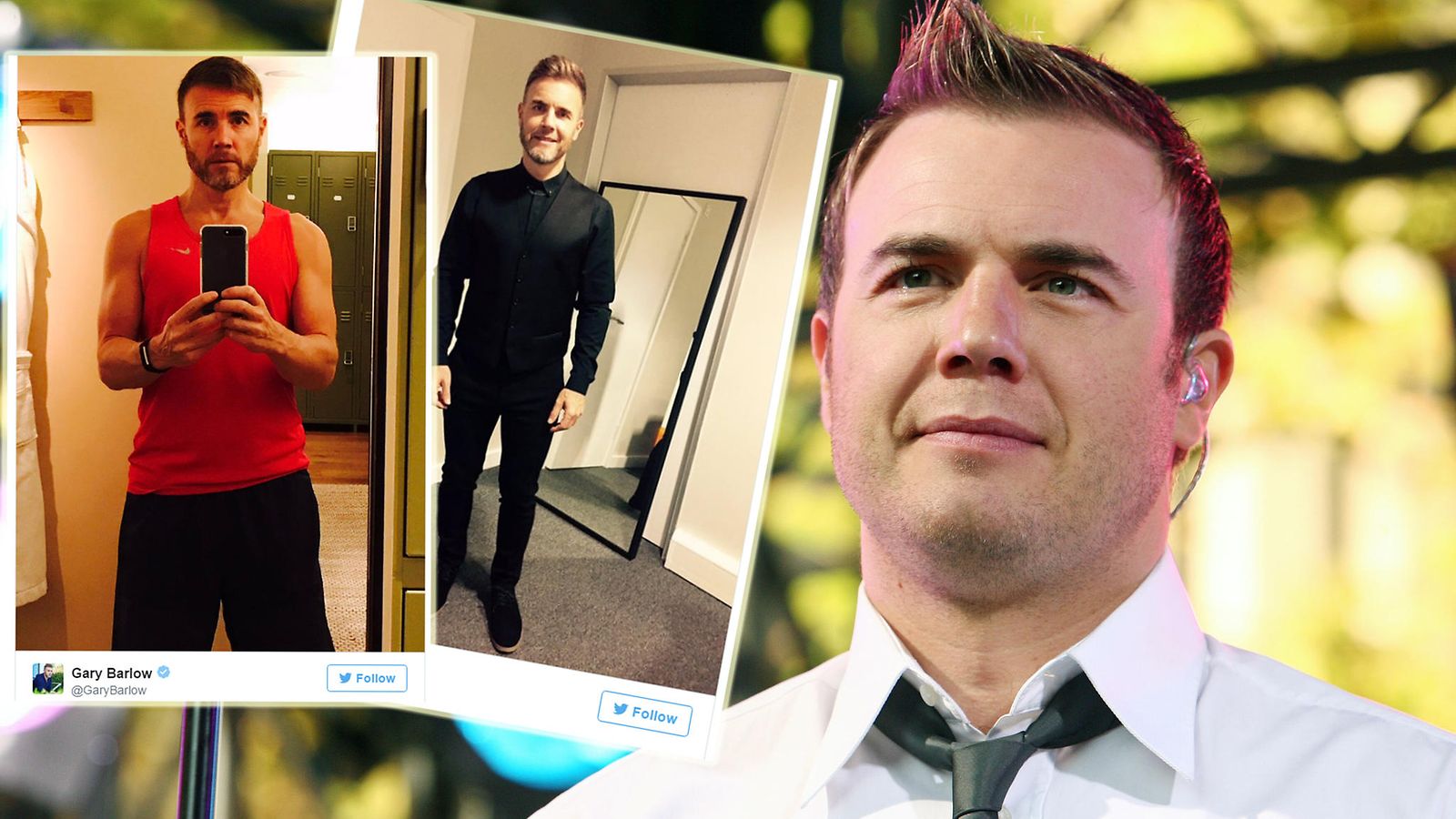 Gary Barlow ennen ja nyt