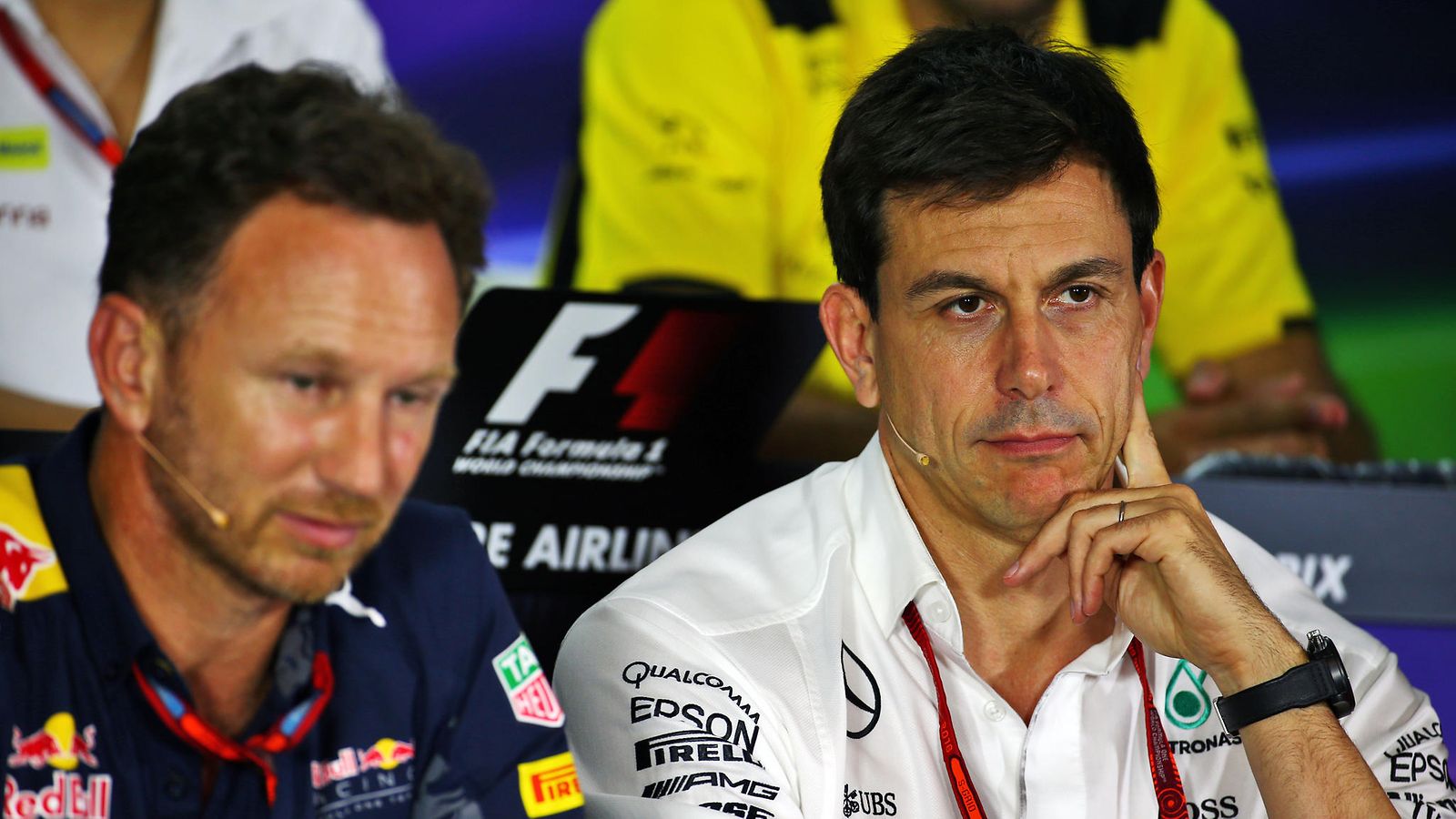 Christian Horner ja Toto Wolff