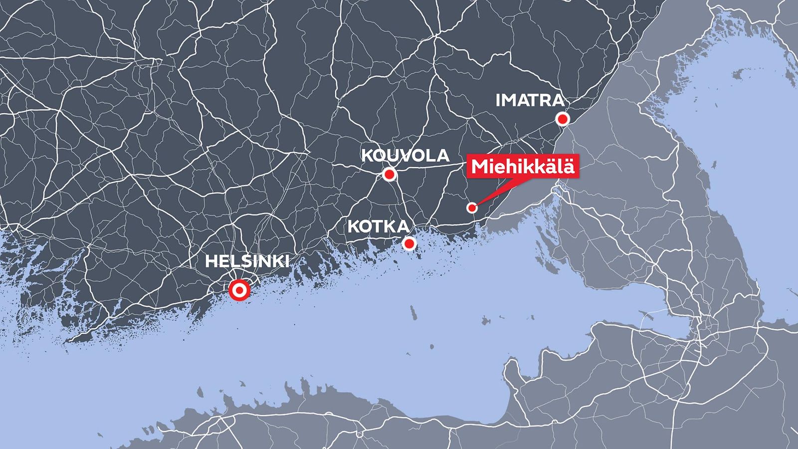 miehikkälä kartta