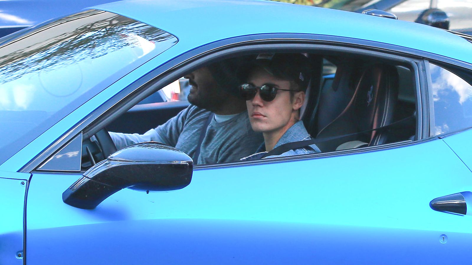 justin bieber ferrari